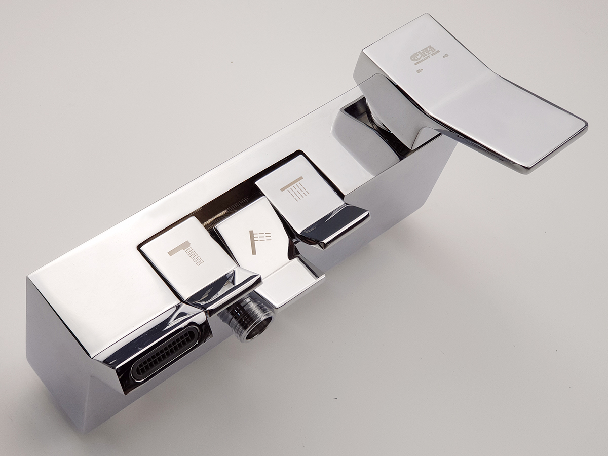 Cây sen nóng lạnh Đồng mạ Chrome Eurolife EL-SC911 (Trắng bạc)