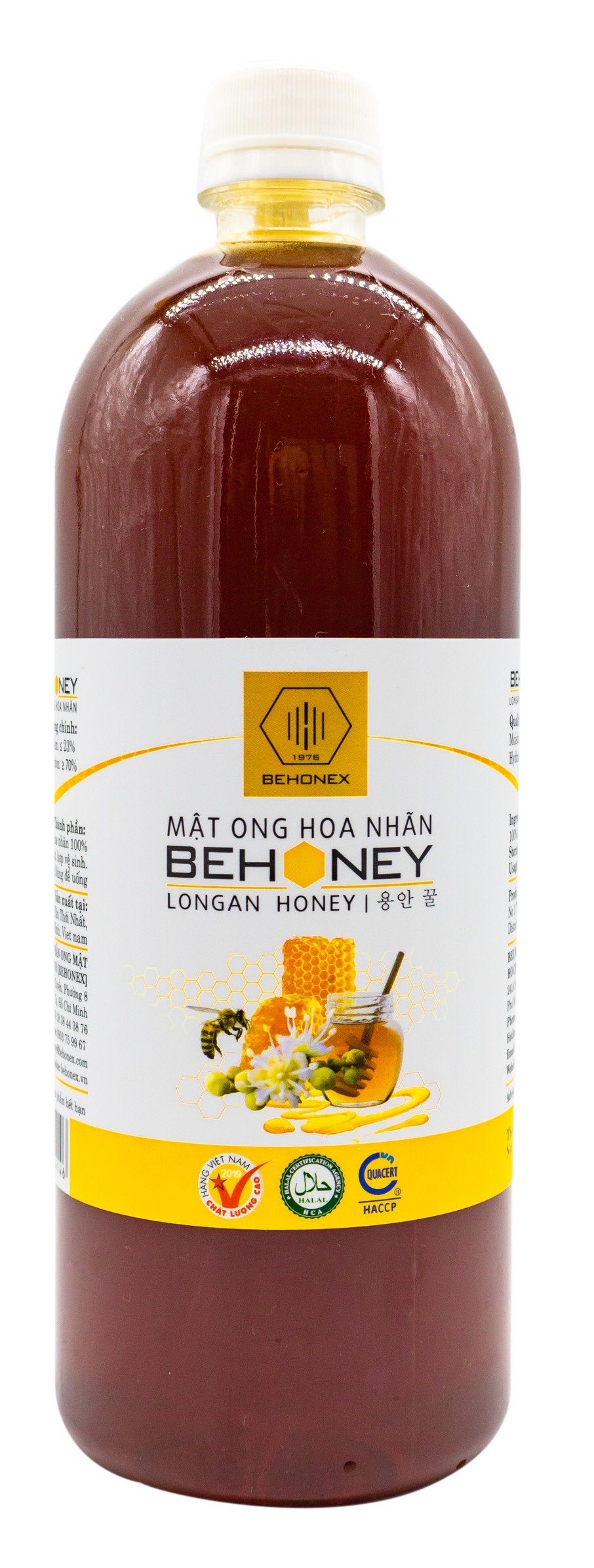 MẬT ONG HOA NHÃN BEEHONEY 1.4KG