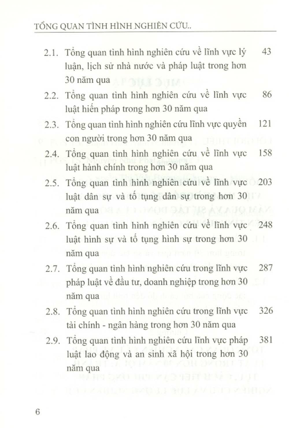 Tổng Quan Tình Hình Nghiên Cứu Về Pháp Luật Ở Việt Nam Trong Hơn 30 Năm Qua