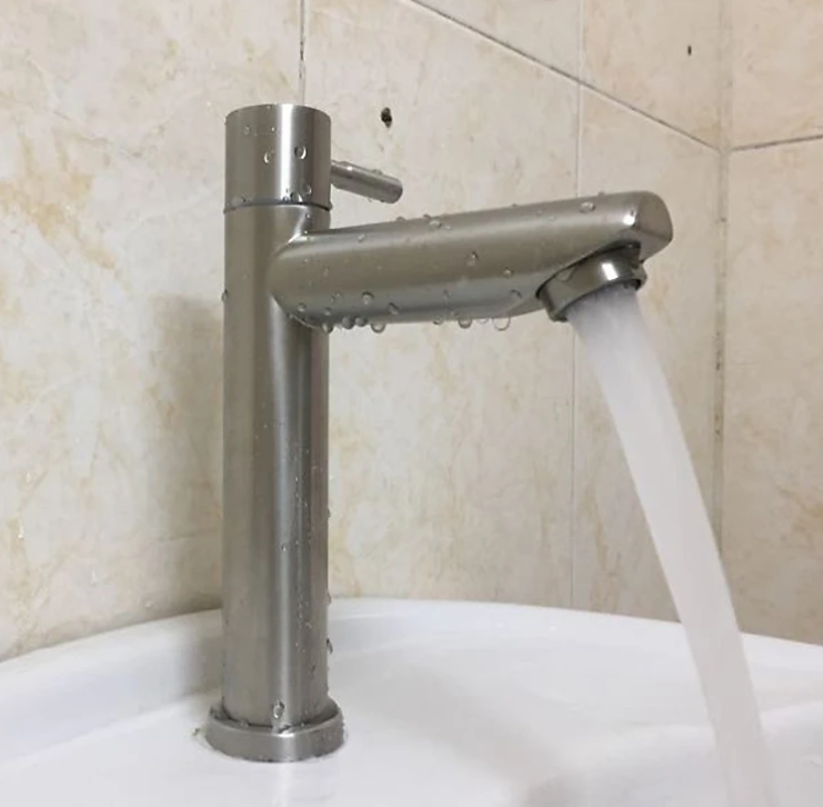 Vòi lavabo lạnh KG56 cao cấp dùng cho chậu rửa mặt inoxsus304 - Hàng chính hãng