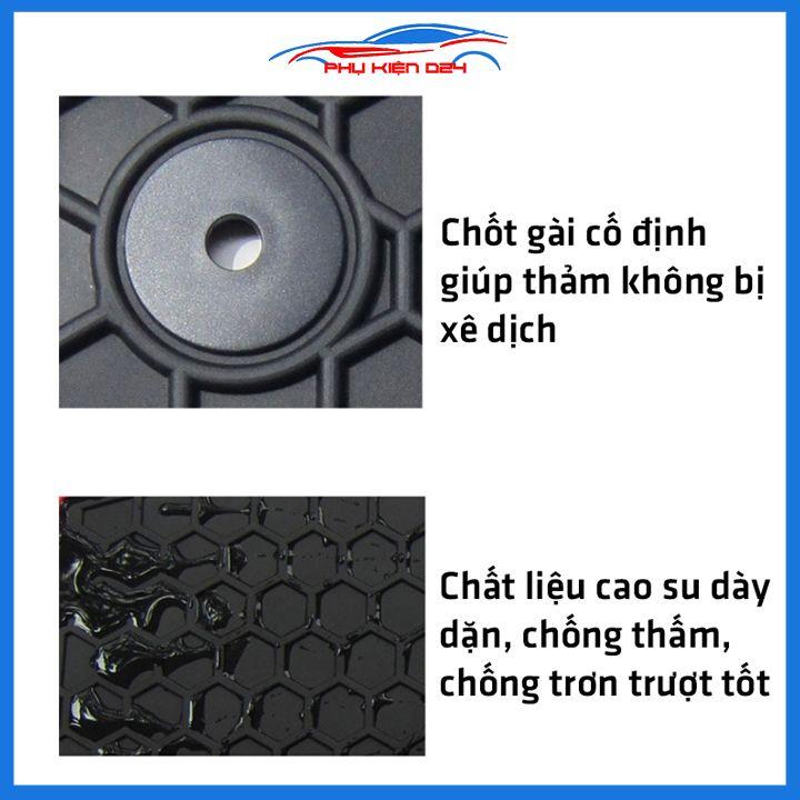 Lót sàn ô tô cao su Mazda 3 2017-2018-2019-2020-2021-2022 không mùi chống trơn trượt