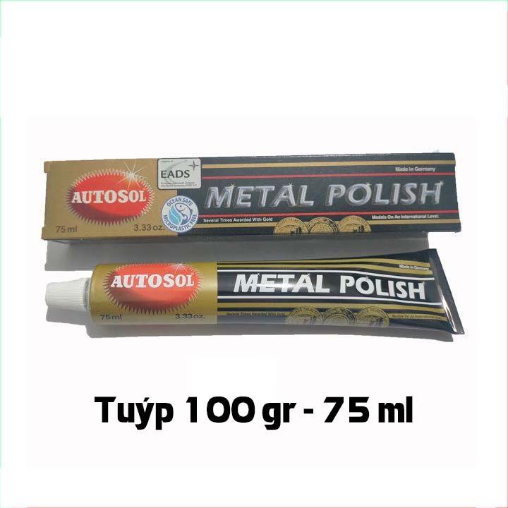 FREESHIP Tuýp Kem đánh bóng kim loại AUTOSOL METAL POLISH 50ml, 75ml - 100g - đánh bóng kim loại, sơn inox, nhôm