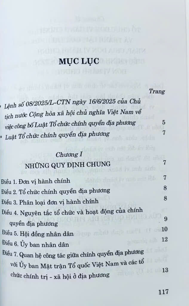 Luật Tổ Chức Chính Quyền Địa Phương Năm 2025