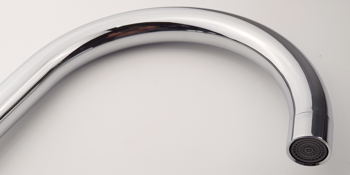 Vòi rửa chén nóng lạnh Đồng mạ Chrome Eurolife EL-KM01 (Trắng bạc)