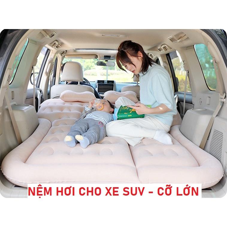 Nệm Giường Hơi Cho Xe SUV - Đệm Hơi Cho Xe Ô Tô 5 - 7 Chỗ Cỡ Lớn - Nhiều Màu Sắc -
