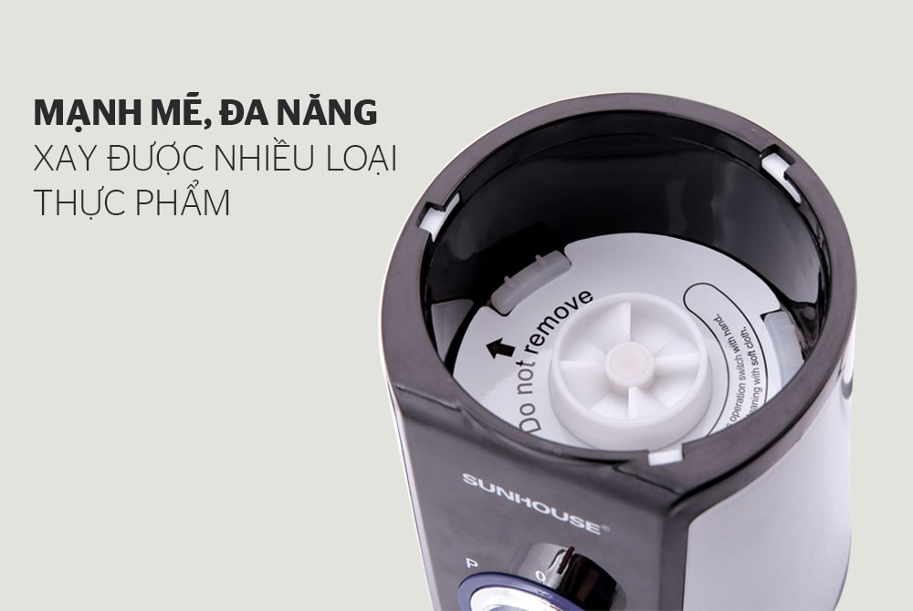 MÁY XAY SINH TỐ ĐA NĂNG SUNHOUSE SHD5322B (ĐEN) - Hàng chính hãng