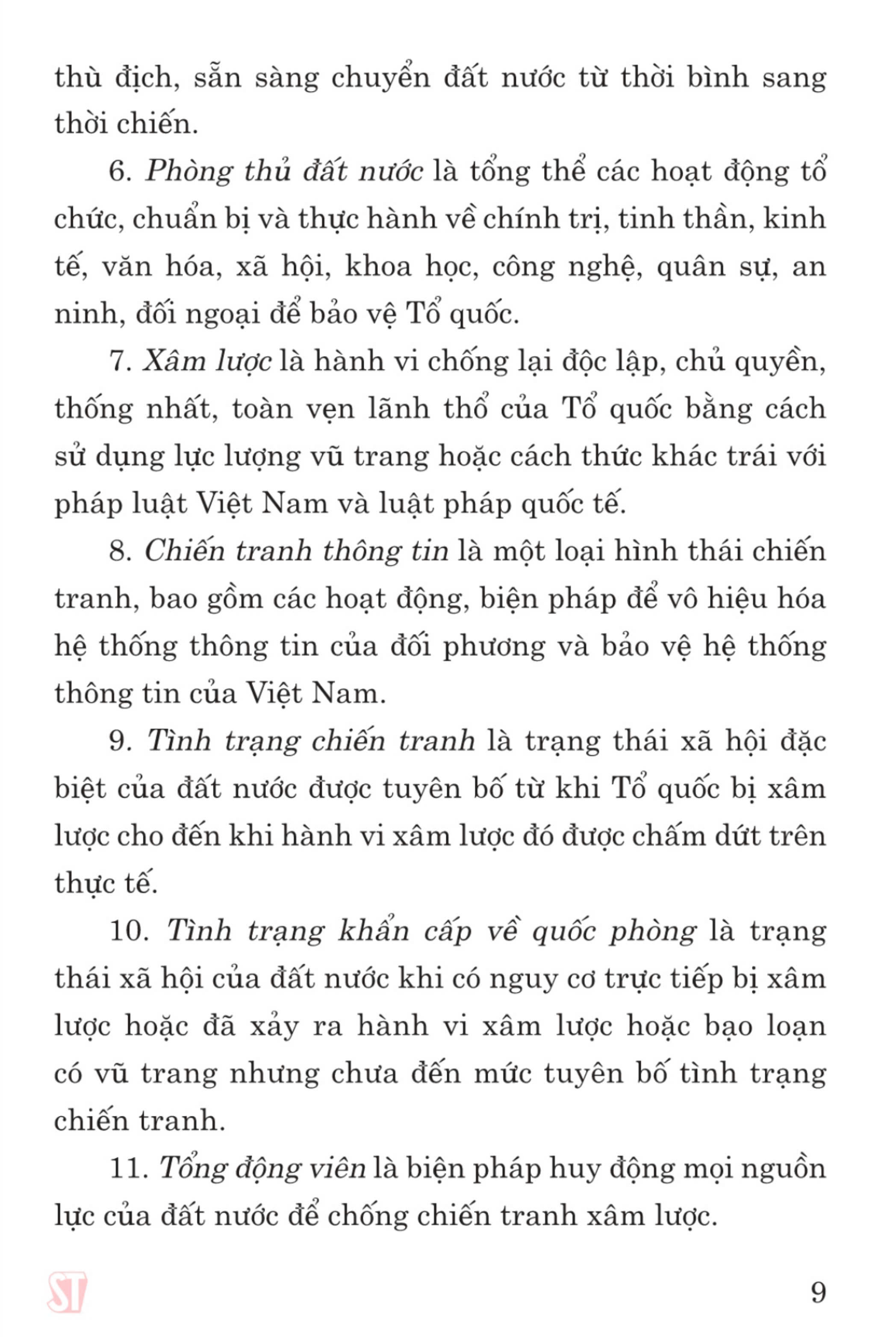 Luật Quốc phòng ( hiện hành) ( sửa đổi năm 2023)