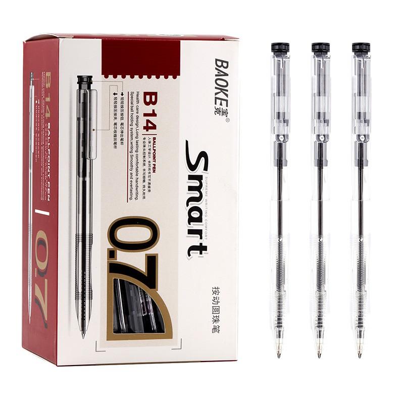 Bút Bị Bấm Ngòi 0.7mm, Hộp 48 CÂY-BAOKE/B14