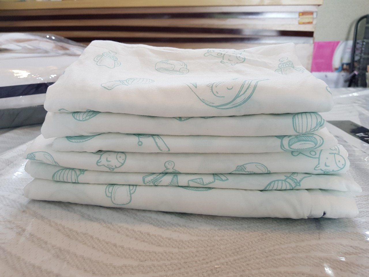 Áo Nệm Em Bé Liên Á Bambino - Drap Nệm Em Bé Chính Hãng