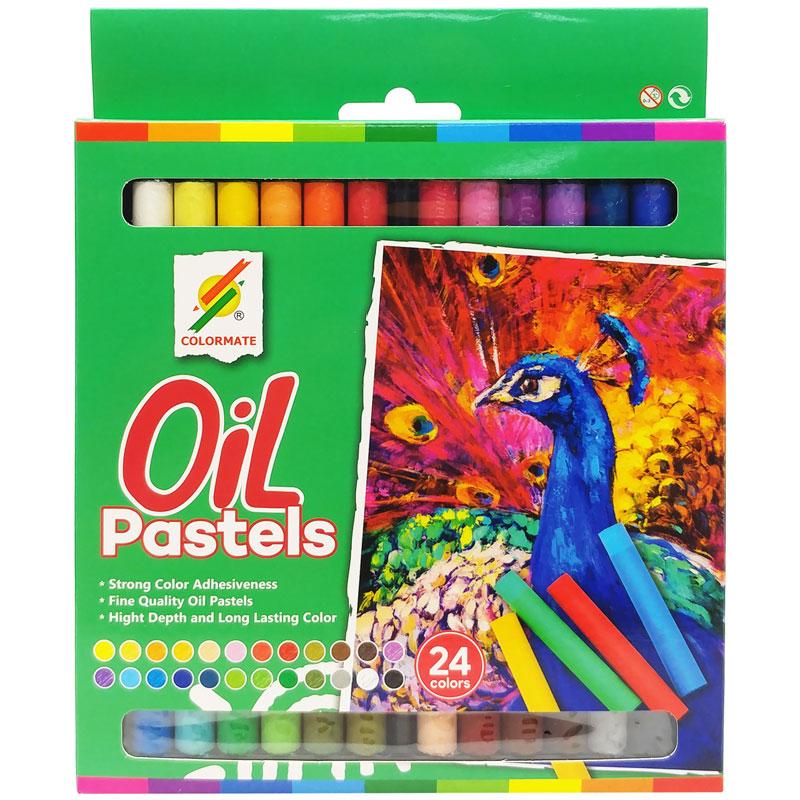 Hộp 24 Bút Sáp Màu Dầu - Colormate 113219