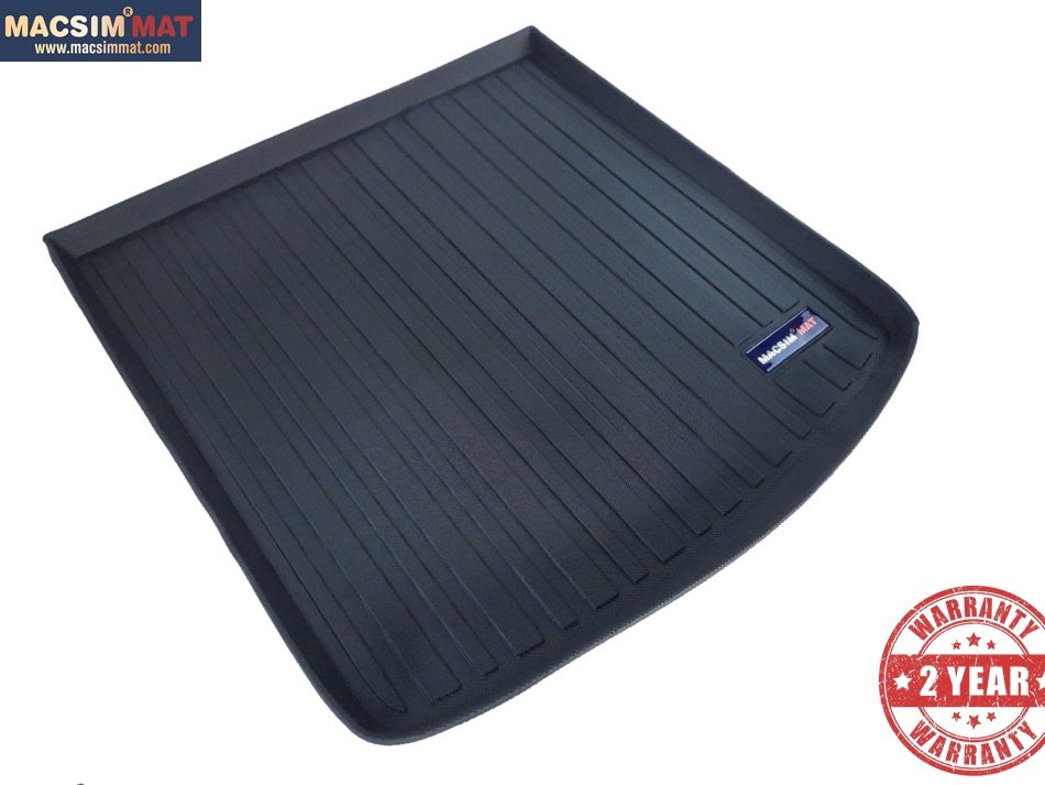 Thảm lót cốp xe ô tô Audi A5 2012-2017 nhãn hiệu Macsim chất liệu TPV cao cấp màu đen (191)