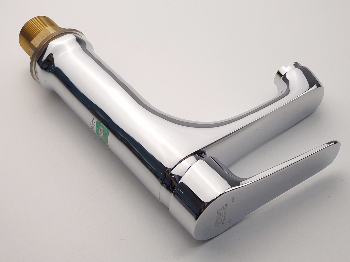 Vòi Lavabo nóng lạnh Đồng mạ Chrome Eurolife EL-7002 (Trắng bạc)