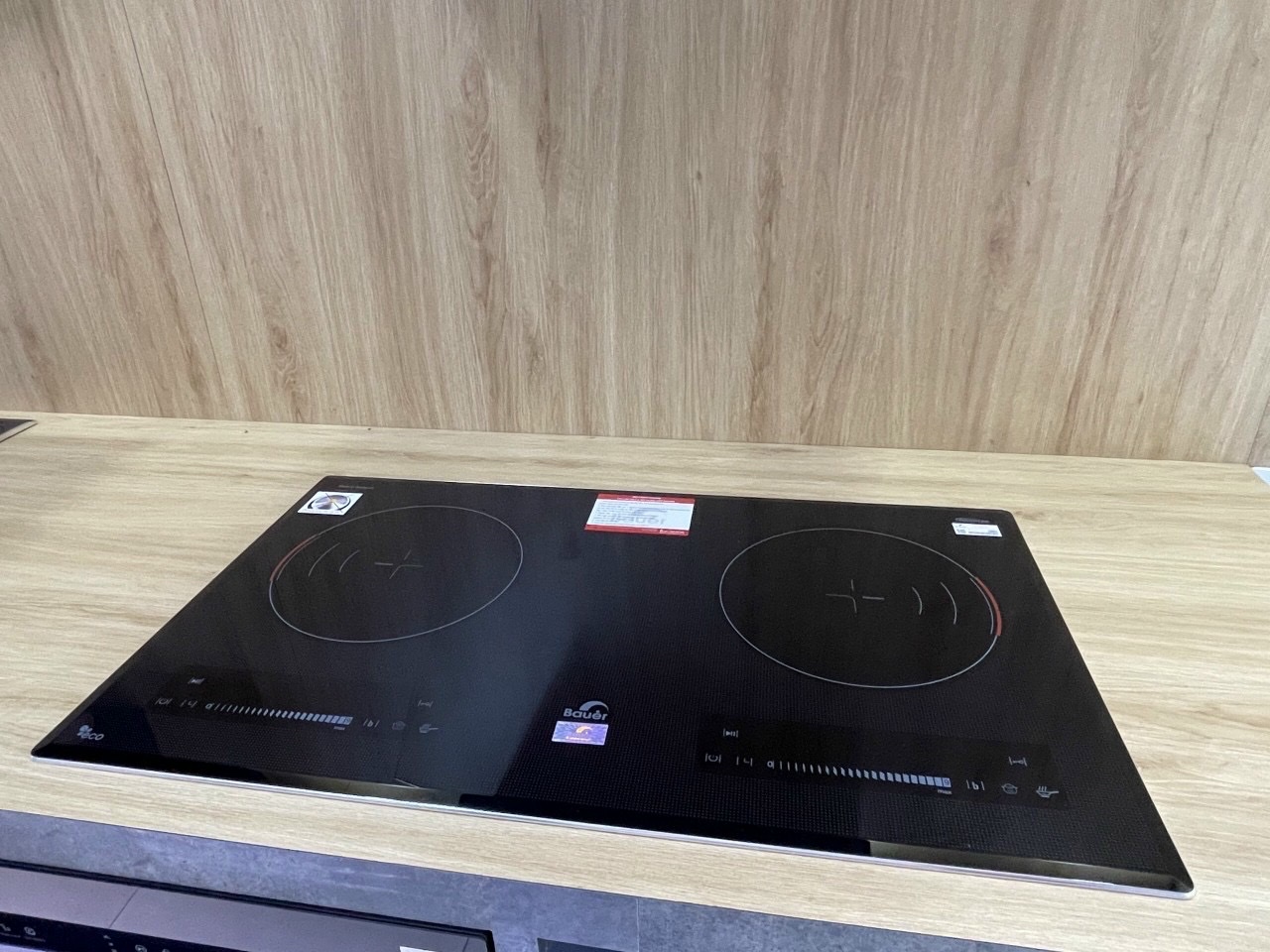 Bếp từ Bauer BE 38GTA 2 vùng nấu NK Malaysia - Hàng chính hãng