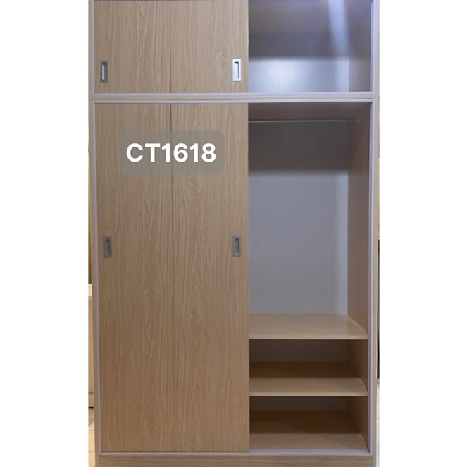 Tủ quần áo nhựa cánh lùa 2 tầng 4 cánh ĐV Tundo 160 x 245 x 47 cm nhiều màu lựa chọn