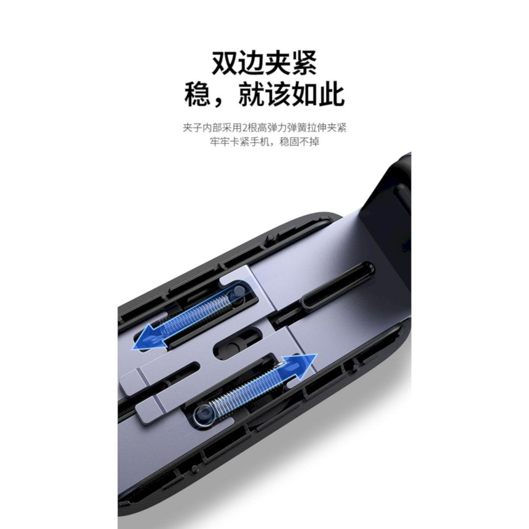 Ugreen UG10422LP120TK 4.7inch đến 7.2inch xoay 360 độ Màu Đen viền Xám Giá Kẹp điện thoại trên khe thông gió ô tô - HÀNG CHÍNH HÃNG