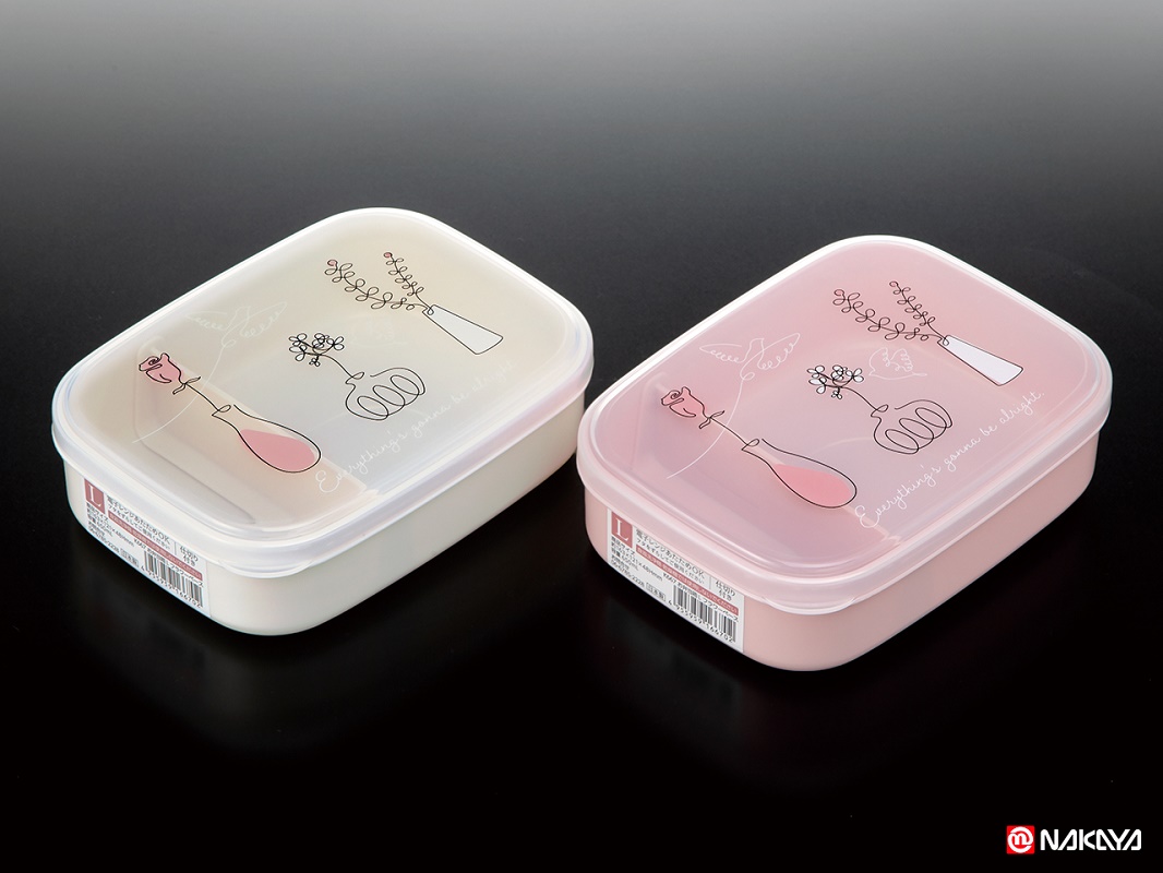 Hộp Cơm 02 ngăn Nakaya Bento Flower 650ml - Hàng nội địa Nhật Bản nhập khẩu chính hãng