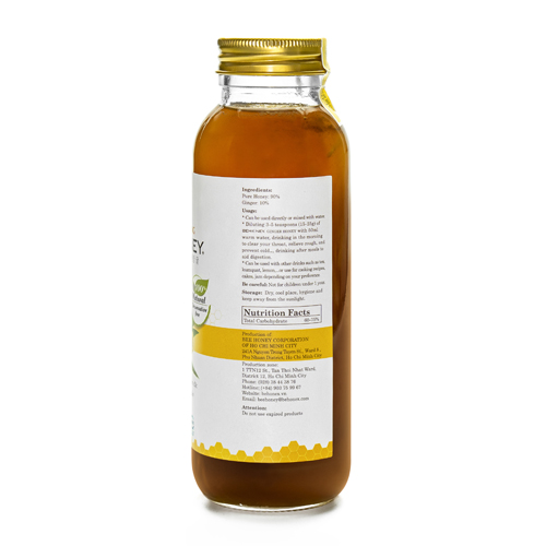 MẬT ONG GỪNG BEHONEY 420GR