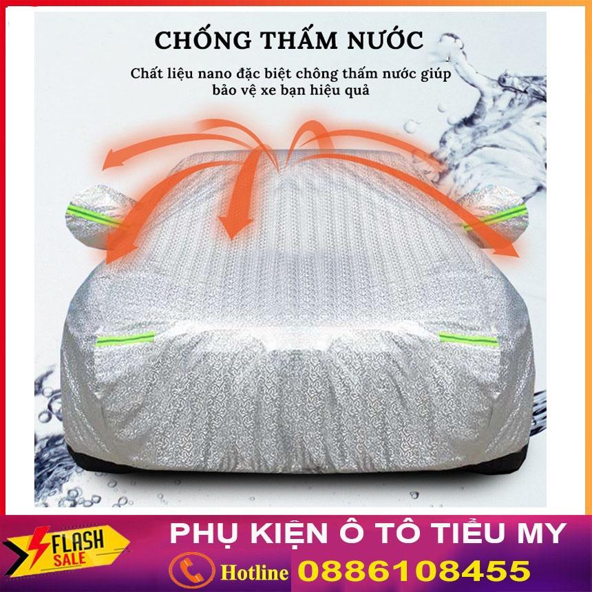 Bạt Phủ Xe Ô Tô MITSUBISHI Mirage, Xpander, Attrage, Pajero, Trition, Outlander, có phản quang, chống nóng, chống nước