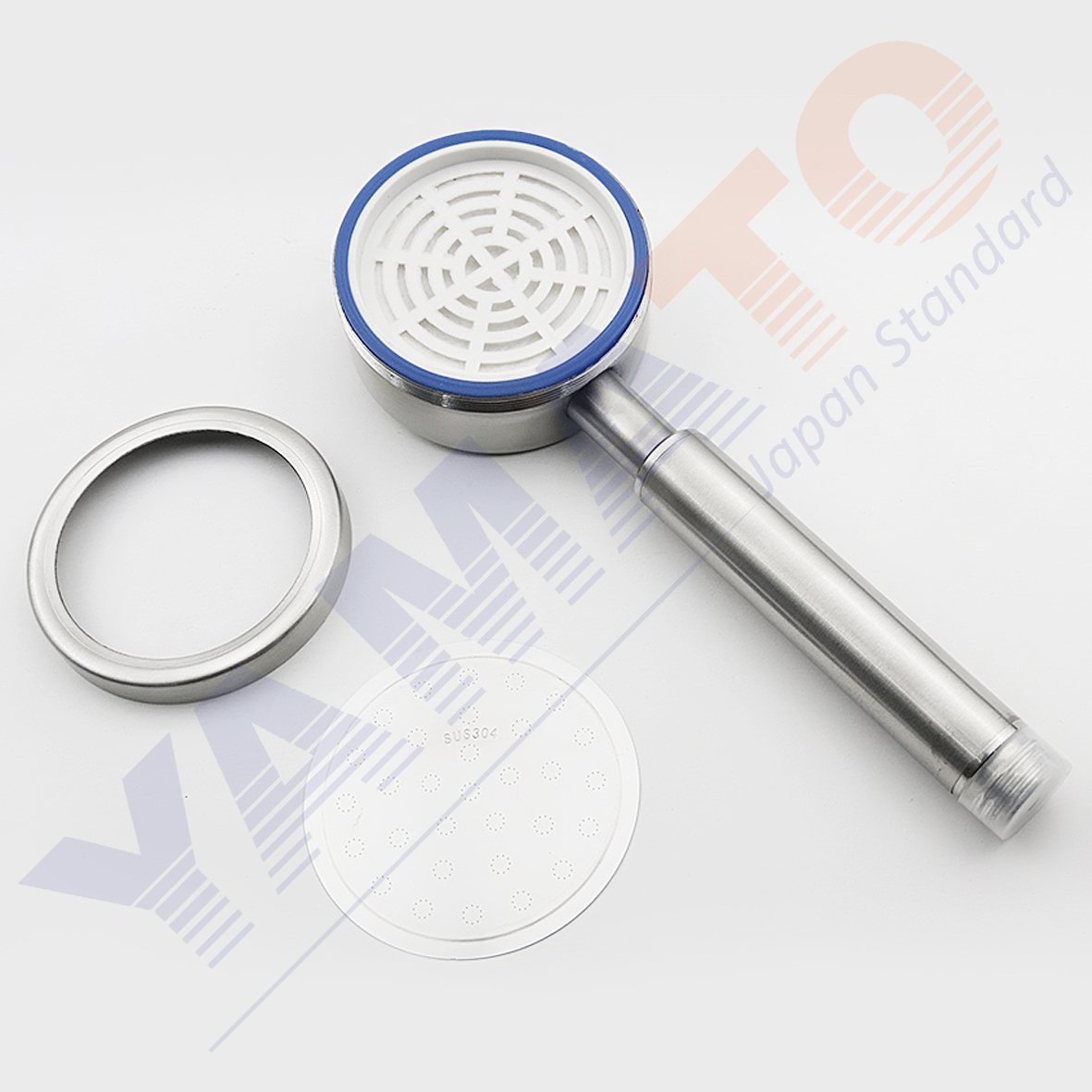 Combo Vòi sen lạnh SUS304 | Vòi lavabo lạnh SUS304 | Tay sen tăng áp – dây sen Inox 304 Yamato