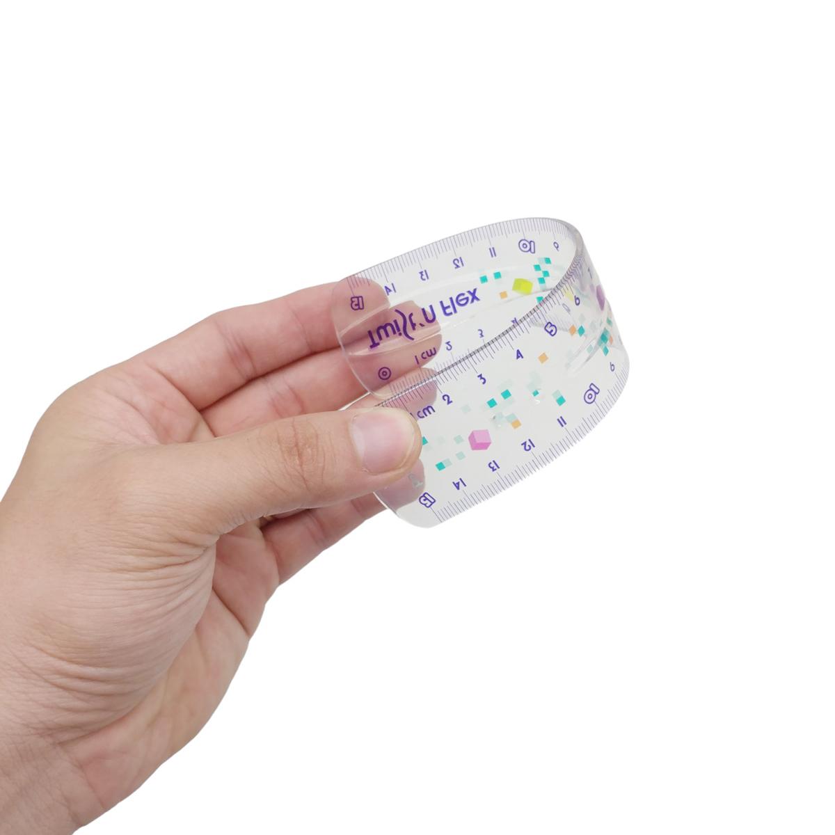 Bộ 3 Thước Học Sinh Cuộn Mềm Pixel Party - Maped 981835