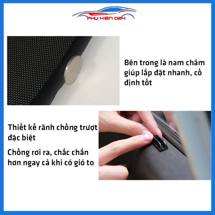 Bộ 4 rèm chắn nắng nam châm HRV khung cố định chống tia UV