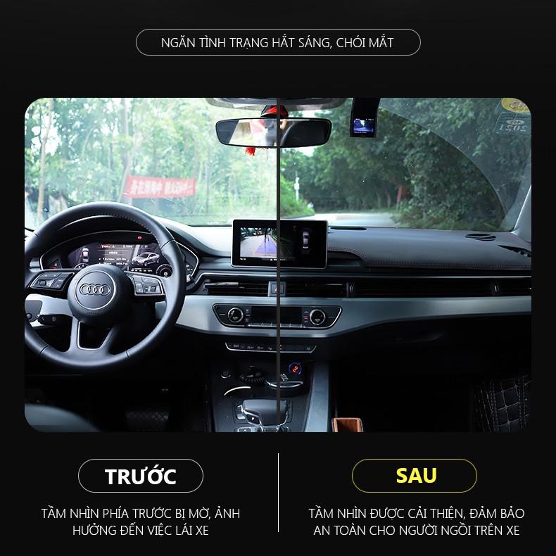 Thảm taplo ô tô Civic (2016 - 2019) loại da vân cacbon chống nắng, chống nứt vỡ taplo, thảm taplo Civic