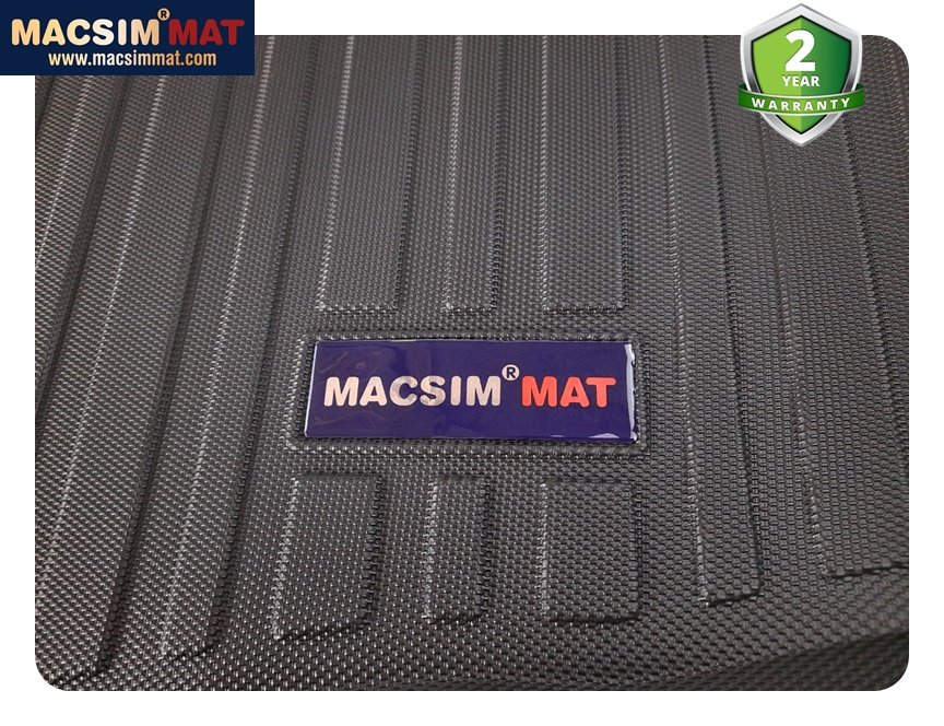 Thảm lót cốp xe ô tô Mercedes CLA 2014 - 2018 đến nay nhãn hiệu Macsim chất liệu TPV cao cấp màu đen (199)