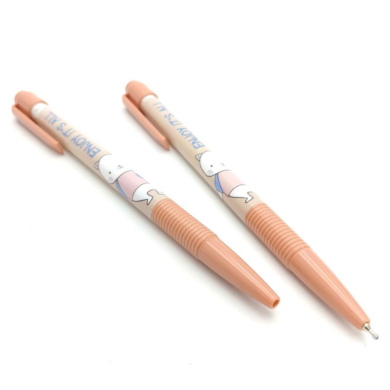 Vỉ 2 Viết Bic Moshi 078 - Màu Hồng - Enjoy It