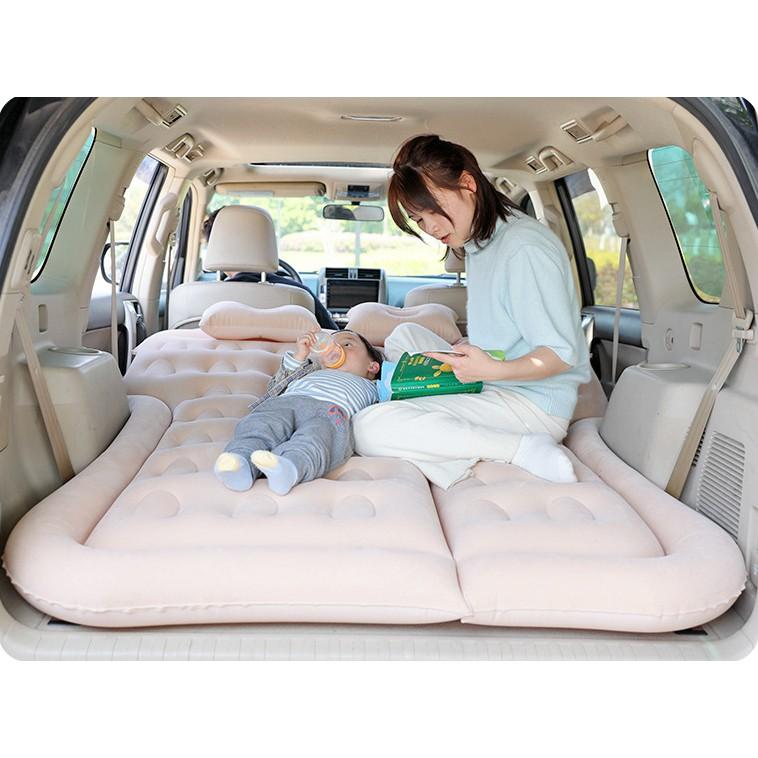 Flash Sale Nệm Hơi Ô Tô Cao Cấp, Phù Hợp Mọi Dòng Xe, Tặng Kèm Gối Hơi Và Bơm Hơi