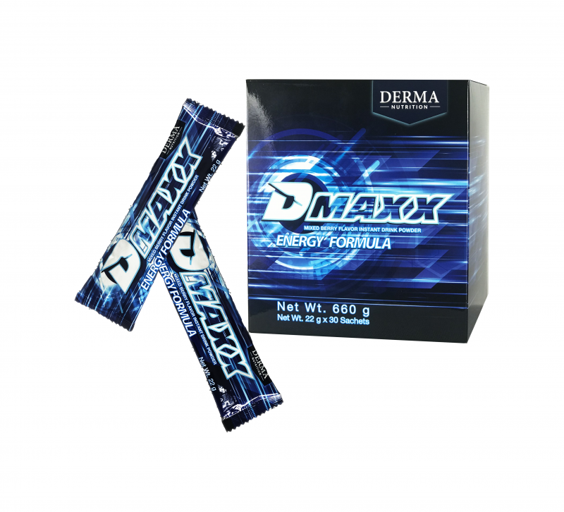 DMAXX thức uống bổ sung vitamin năng lượng có đường DAMODE 2 gói dùng thử màu xanh
