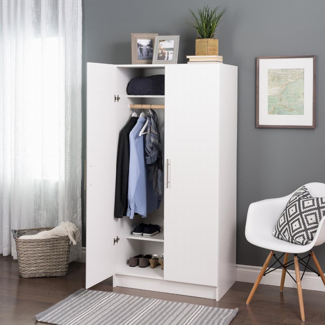 Tủ áo gia đình bằng gỗ đẹp tiện dụng SMLIFE Cynthia