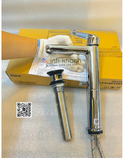 Vòi chậu cao chính hãng Inax LFV-1402SH series 1400