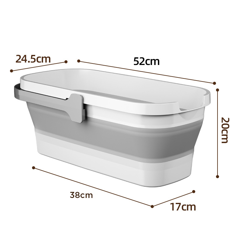 Xô Nhựa Cao Cấp Gấp Gọn Đa Năng Damas, Xô Nước Lau Nhà Vệ Sinh Nhà Cửa - Chất Liệu Nhựa PP An Toàn Cho Người Tiêu Dùng - Dung Tích 12L Phù Hợp Với Nhiều Nhu Cầu Sử Dụng: Rửa Xe, Câu Cá, Để Đồ Đạc,...Thiết Kế Kèm Quai Xách Tay Thuận Tiện Di Chuyển
