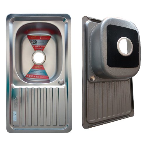 Bộ Chậu Rửa Bát Inox TÂN Á ĐẠI THÀNH Có Chân Và Vòi - Chậu Chính hãng loại 1 hộc có bàn và 2 hộc đôi