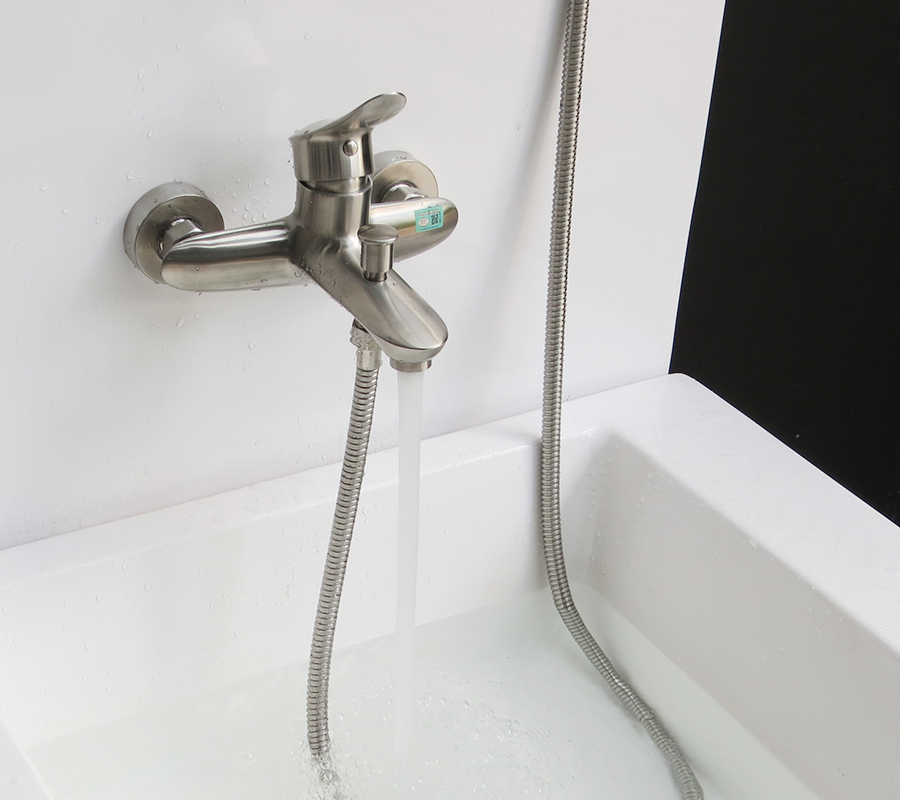 Bộ vòi sen nóng lạnh Inox SUS 304 Eurolife EL-ORCHID 01-1 (Trắng vàng)
