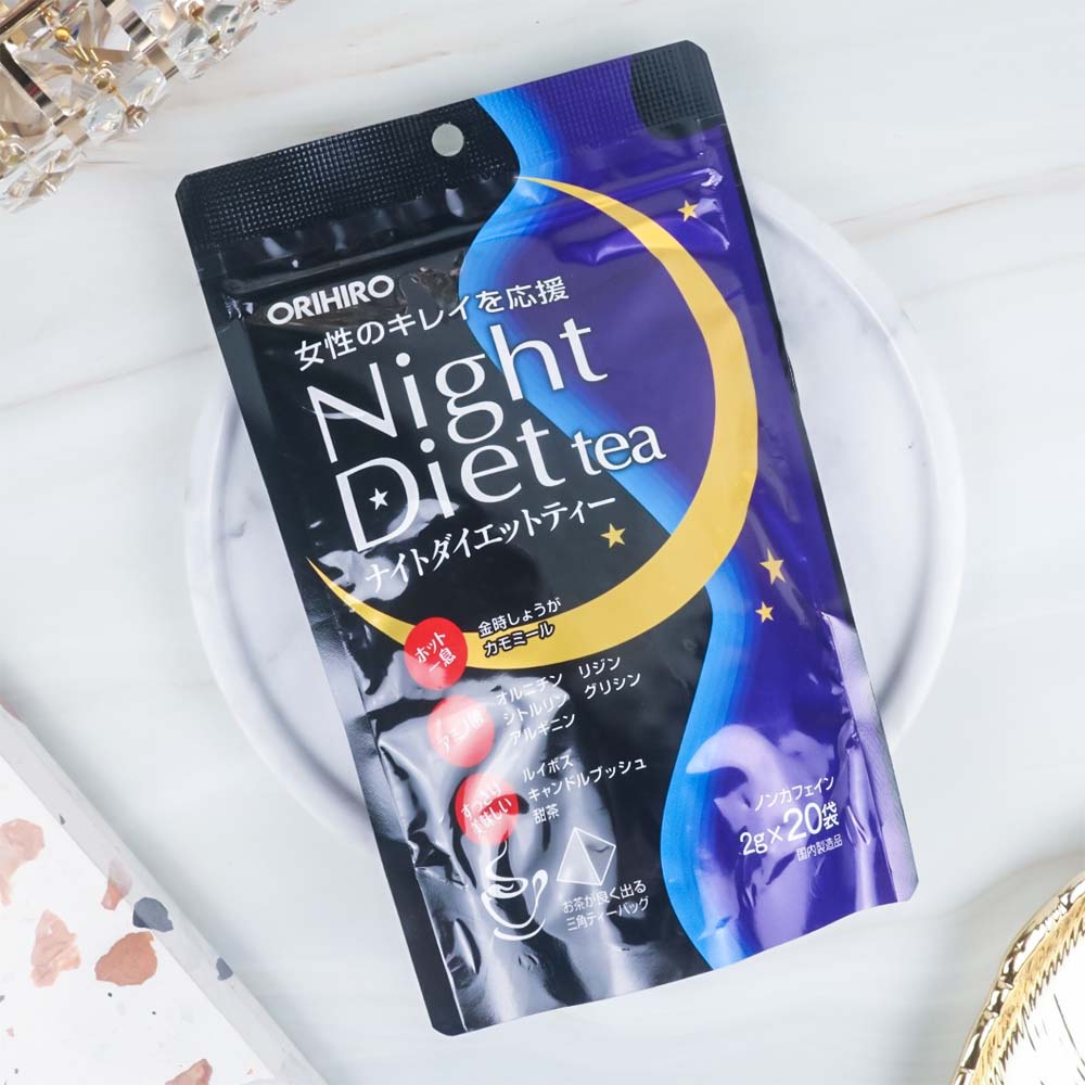 Trà Night Diet Tea Orihiro Hỗ Trợ Đốt Lượng Mỡ Thừa Nhật Bản, Giúp Thanh Nhiệt Thải Độc, Cải Thiện Giấc Ngủ, Làm Đẹp Da
