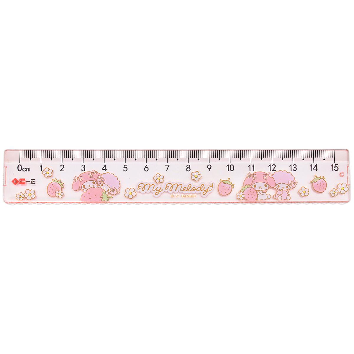 Thước Kẻ My Melody 15 cm - iiGEN YZ8252 (Mẫu Màu Giao Ngẫu Nhiên)