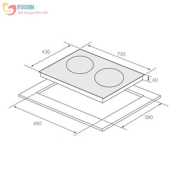 Bếp Từ Eurosun EU-T710PRO - Hàng chính hãng