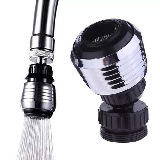 Vòi Rửa Chén Bát Tăng Áp Inox Nối Dài 2 Chế Độ Nước Xoay 360 Độ Nhỏ Gọn Tiết Kiệm Nước , Không Rỉ Sét Phù Hợp Cho Mọi Gia Đình