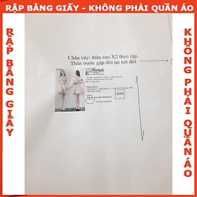 Rập giấy A0 mã 619 (BẢN VẼ) rập áo sơ mi