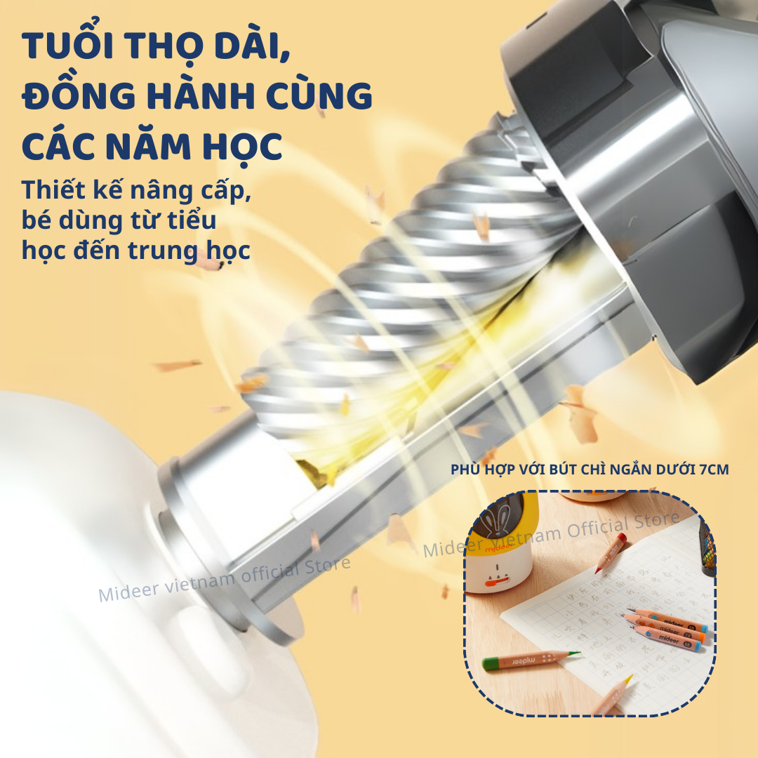 Gọt bút chì tự động bằng điện Mideer Automatic Pencil Sharpener