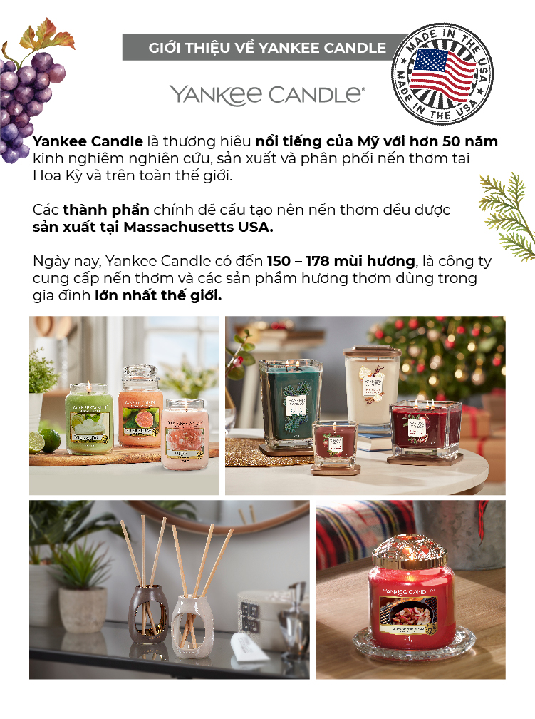 Chụp nến trang trí Yankee Candle - Matte Silver Butterfly