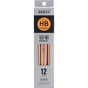 Hộp 12 Cây Chì Chuốt HB Baoke PL 1672