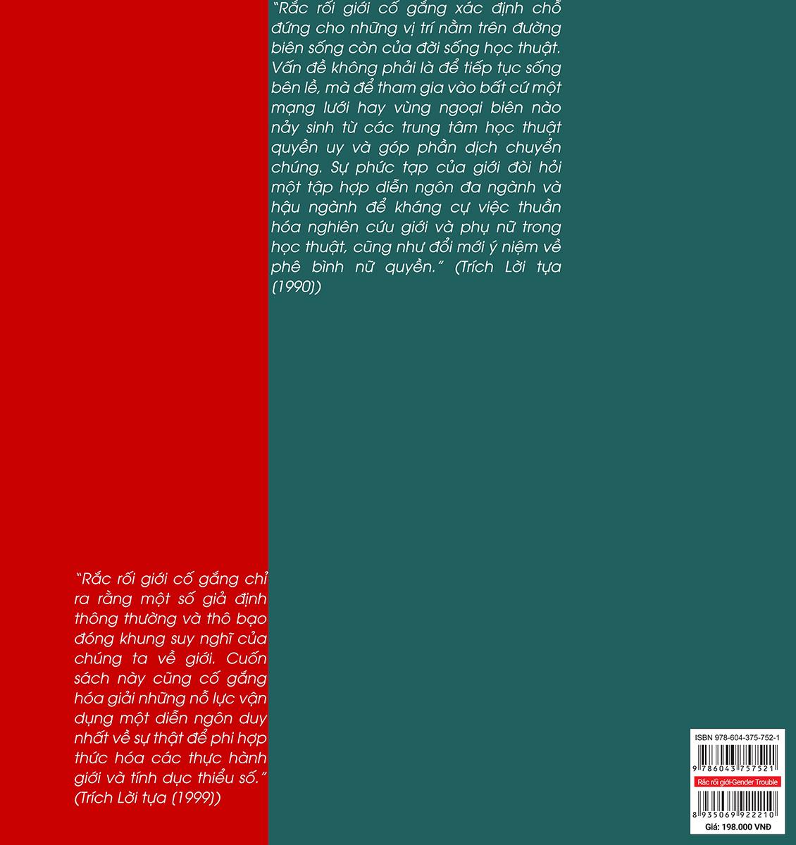 Rắc Rối Giới - Gender Trouble