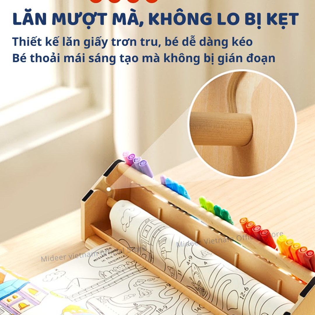Ống đựng giấy vẽ Mideer Versatile Paper Roll Holder