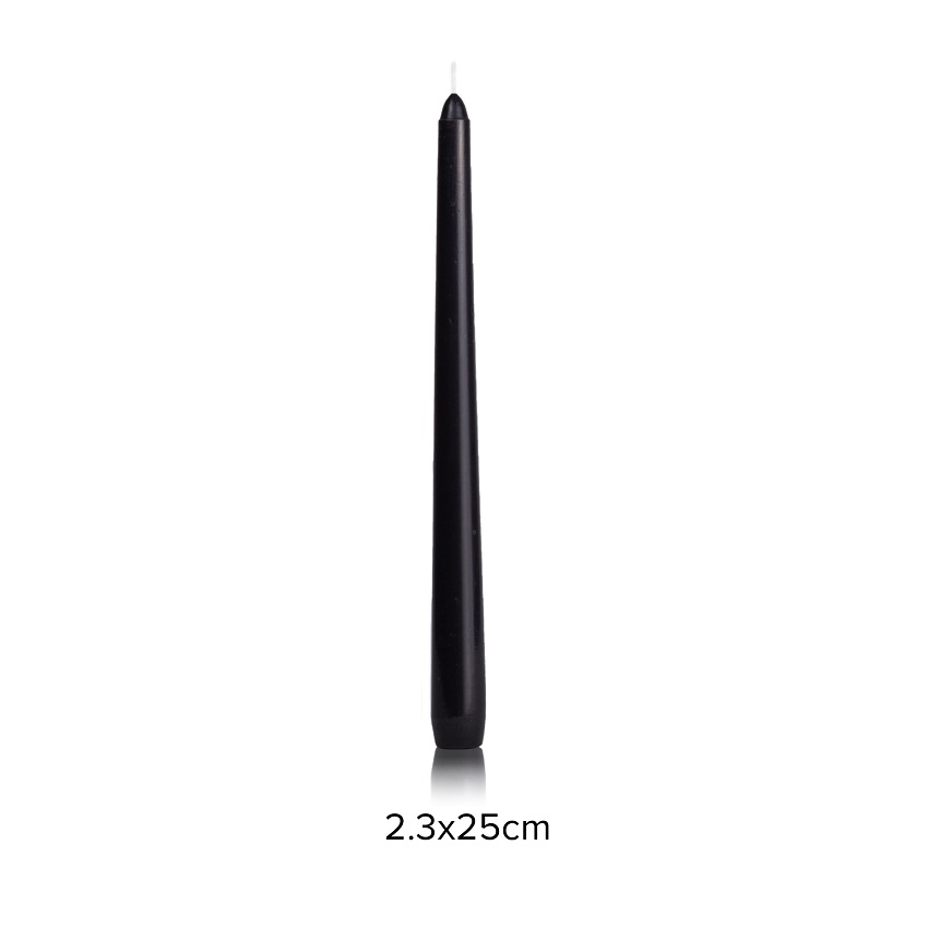 Hộp 6 nến thơm taper Eden Candle FTRAMART EDC2331 25 cm (Đen)