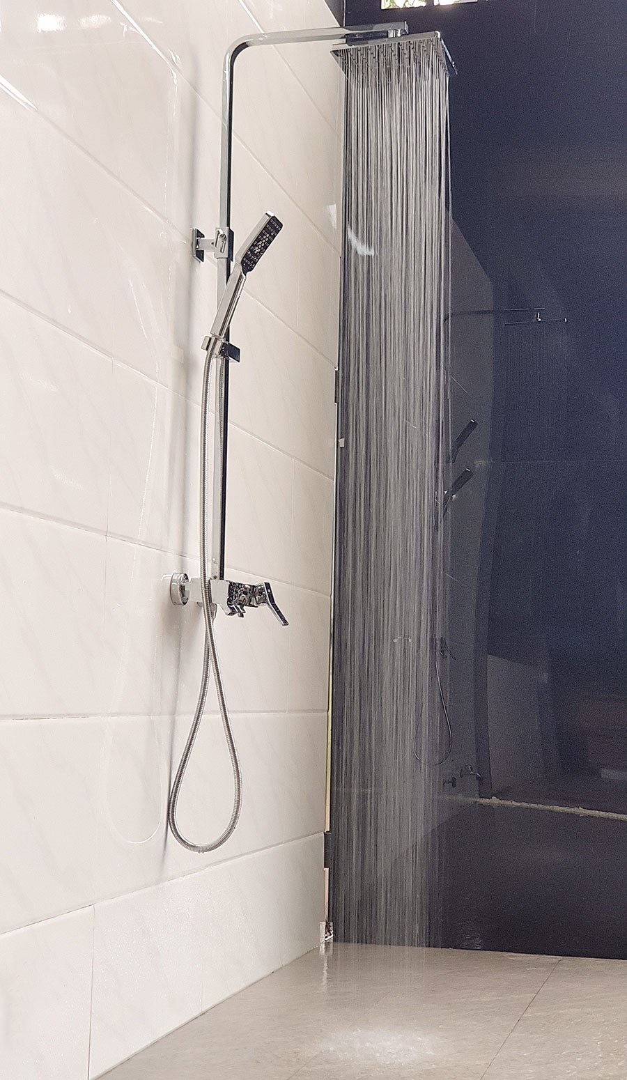 Cây sen nóng lạnh Đồng mạ Chrome Eurolife EL-SC911 (Trắng bạc)