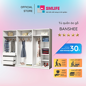 Tủ quần áo đơn giản tiện dụng SMLIFE Banshee