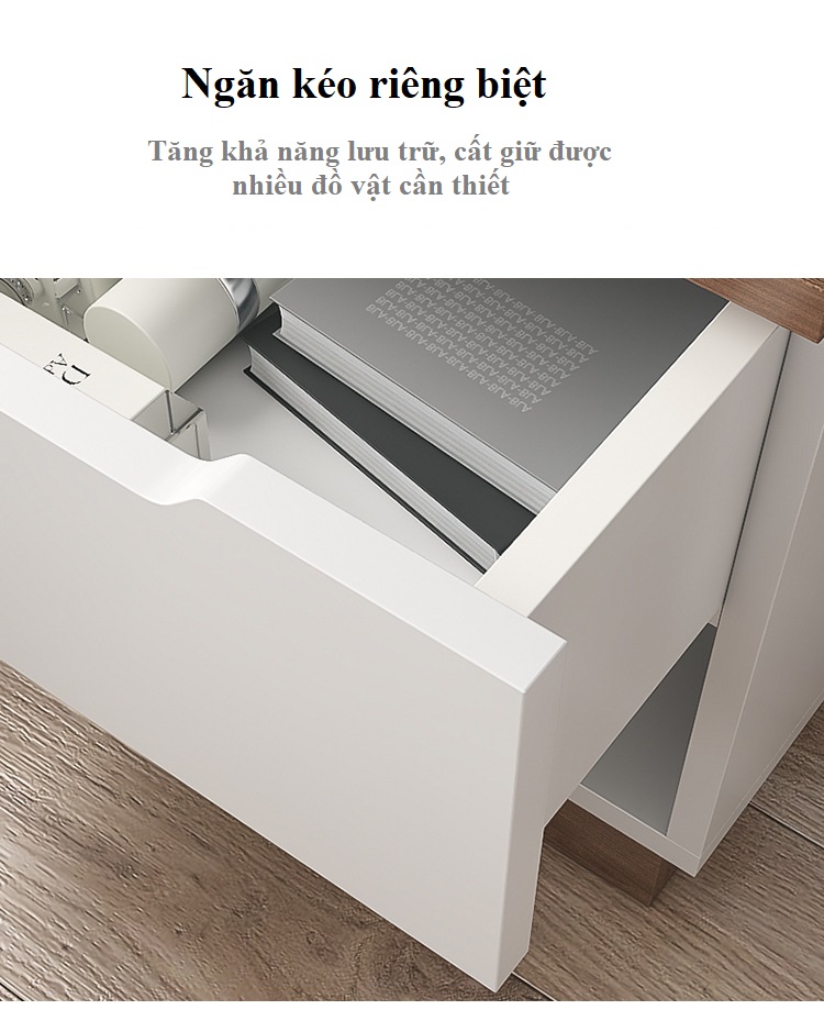 Tủ Đầu Giường Hiện Đại Lắp Ráp Mã NF18 - Nội Thất Thông Minh Đem đến Sự Sang Trọng Và Vẻ Đẹp Tinh Tế Cho Phòng Ngủ