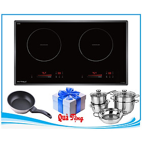Bếp từ đôi Eurosun EU-T508Max - Tặng kèm bộ nồi Eurosun chính hãng